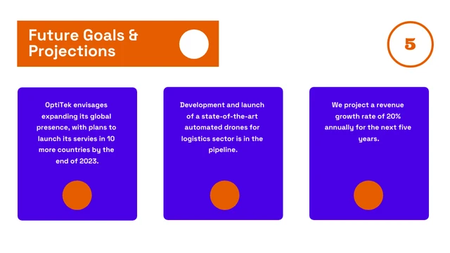 Simple Playful Orange And Blue Brand Presentation - page 5