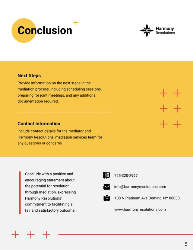 Yellow and Red Mediation Proposal - Page 5