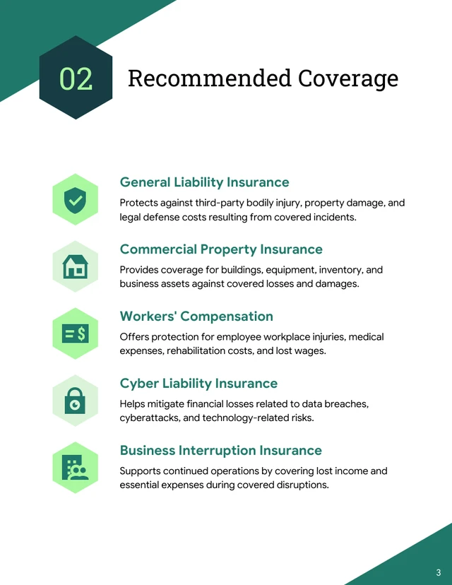Commercial Insurance Proposal Template - Seite 3