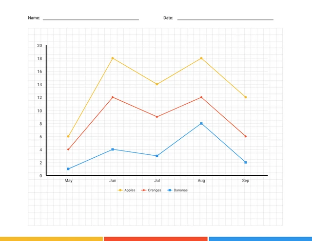Blank Line Graph Template Free