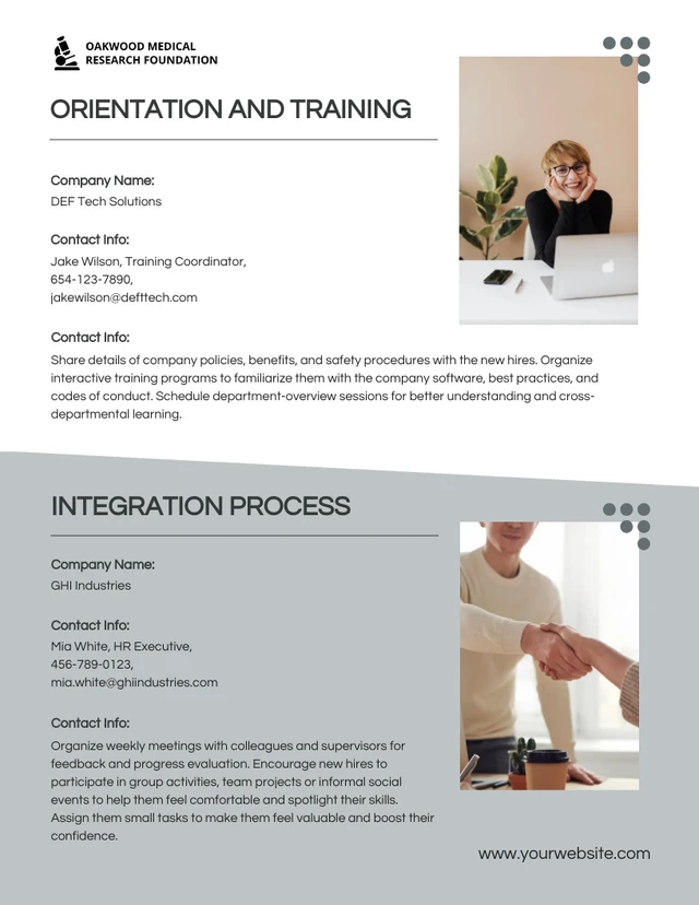 Grey And White Simple Onboarding Plan - Page 4