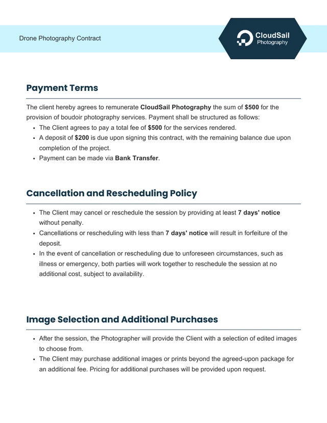 Drone Photography Contract - Pagina 3