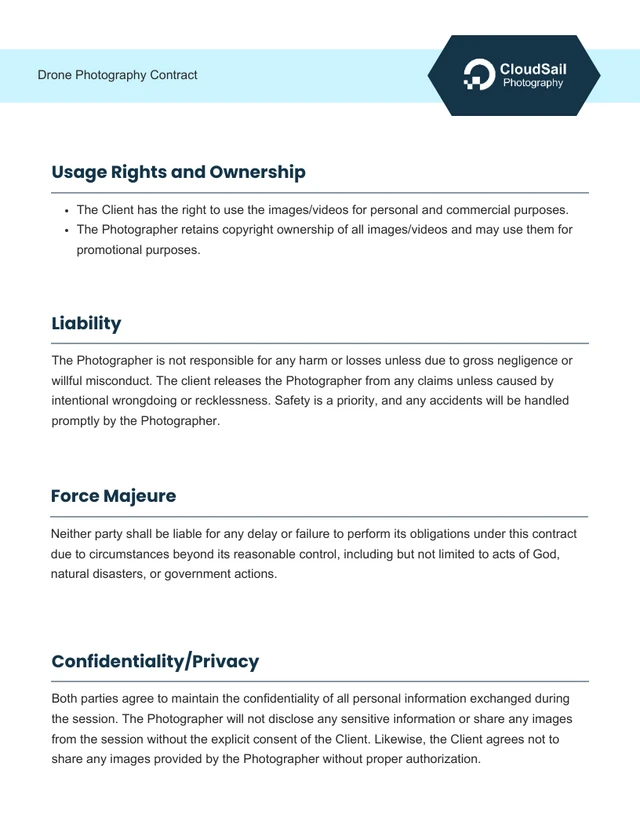 Drone Photography Contract - Pagina 4