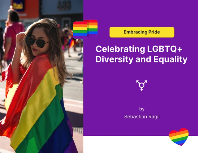 Fun Rainbow Color Pride Presentation - صفحة 1