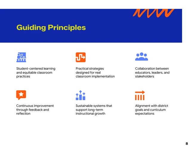 Education Program Improvement Proposal Template - Pagina 8