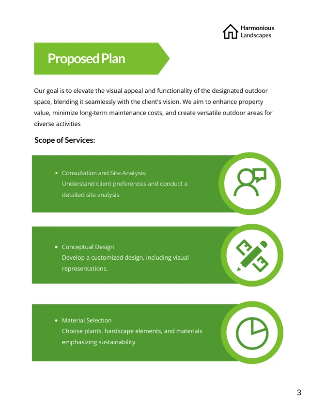 Landscaping Service Proposals - Page 3
