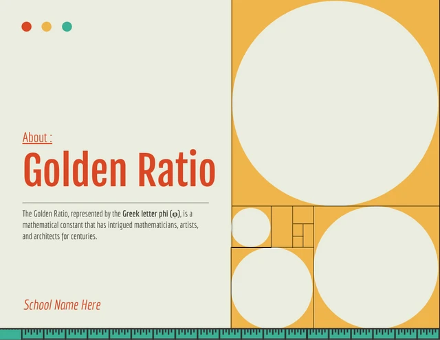 Colorful Golden Ratio Pattern Math Presentation - Page 1