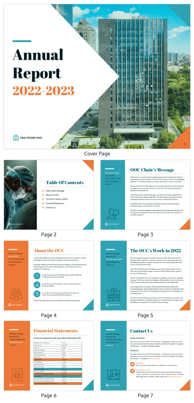 Corporate Healthcare Annual Report - Pagina 1