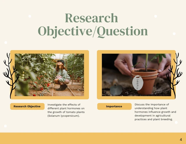 Plant Themed Group Project Education Presentation - page 4
