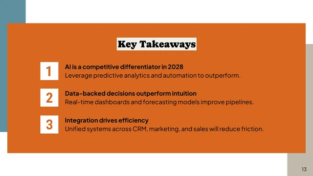 B2B Growth Webinar Presentation Template - page 13