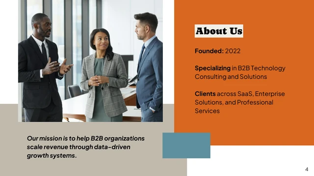 B2B Growth Webinar Presentation Template - page 4