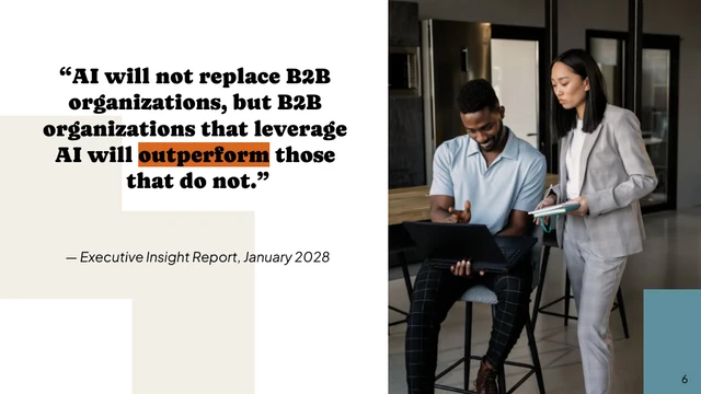 B2B Growth Webinar Presentation Template - page 6