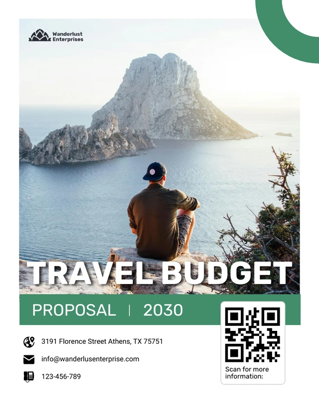 Travel Budget Proposal Template - صفحة 1