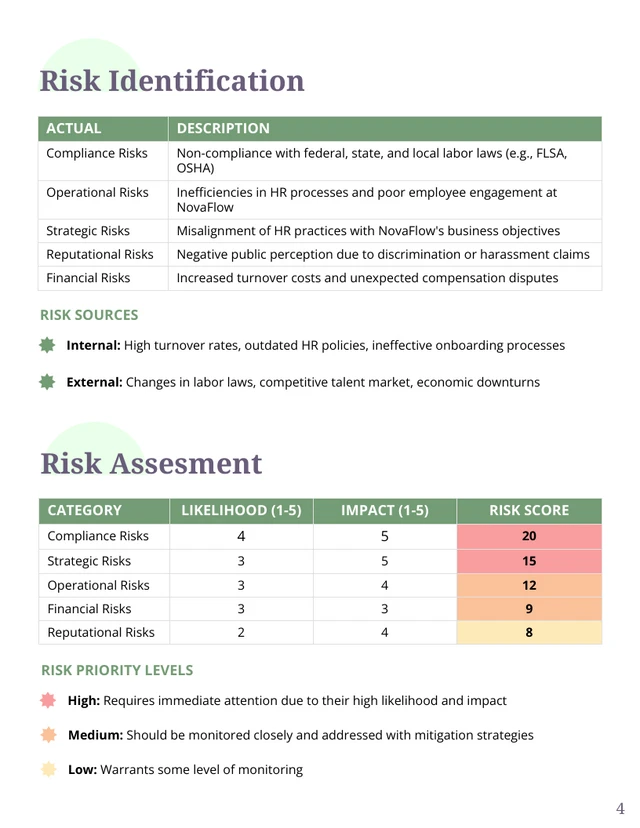 HR Risk Assessment Framework - Seite 4