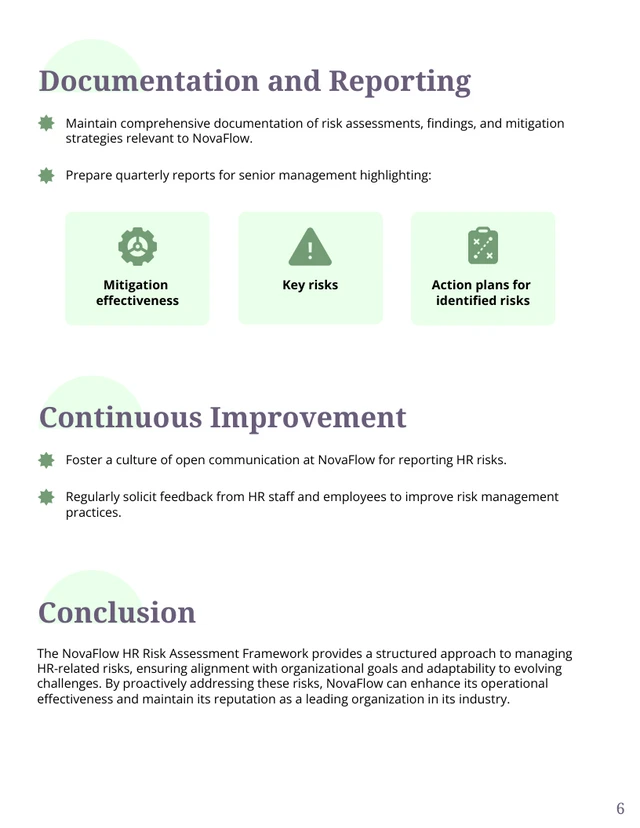 HR Risk Assessment Framework - Page 6