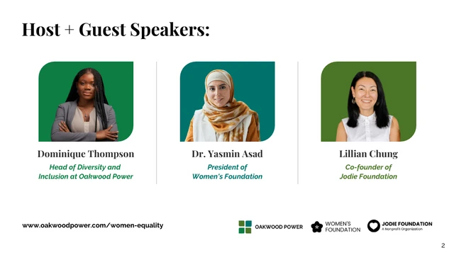 Women's Equality Rights Webinar Presentation Template - صفحة 2