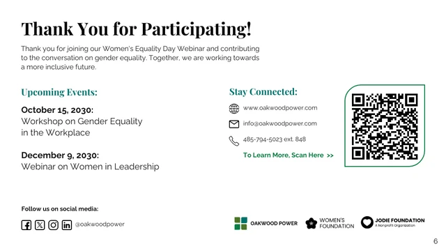 Women's Equality Rights Webinar Presentation Template - صفحة 6