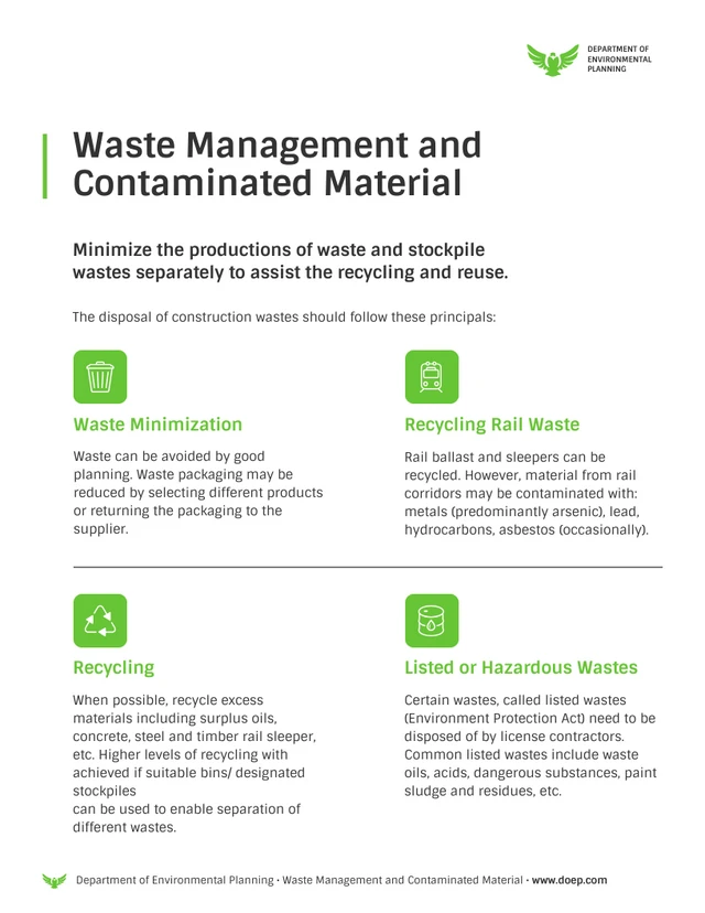 Environmental Awareness Workbook Course White Paper - Venngage