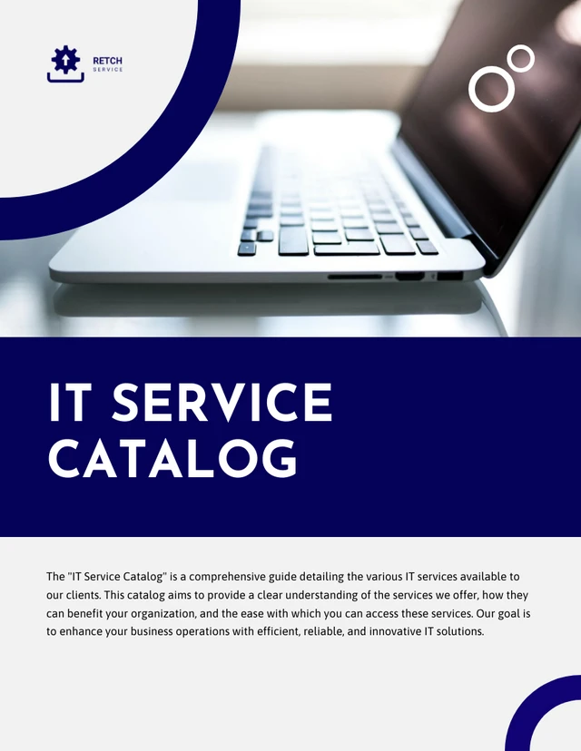 IT Service Catalog Template - Pagina 1