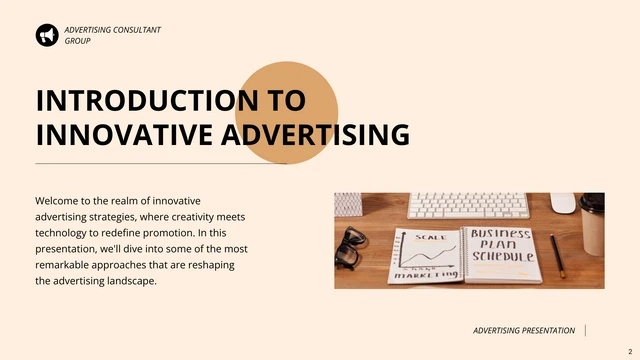 Minimalist Brown and Black Advertising Presentation - Page 2