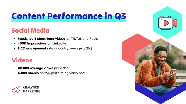 Content Marketing Campaign Insights Presentation Template - صفحة 4