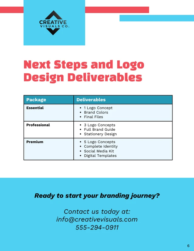 Logo Design Proposal Template - Seite 6
