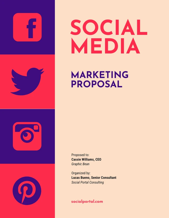 Vintage Social Media Consulting Proposal - page 1