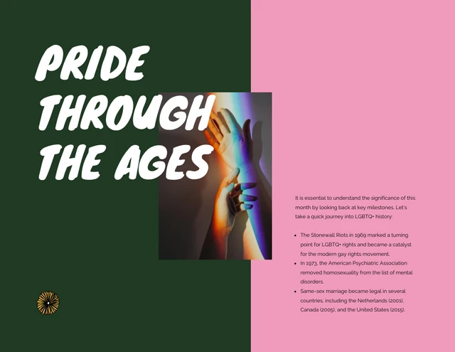 Colorful Green and Orange Pride Month Trivia Presentation - Seite 2