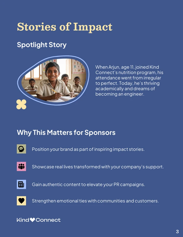 Nonprofit Organization Sponsorship Proposal - page 3