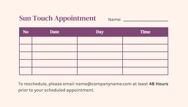 Dark Purple And Beige Minimalist Aesthetic Spa Appointment Business Card - Page 2