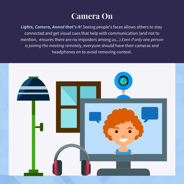 Virtual Meeting Etiquette Instagram Carousel Post - Page 3