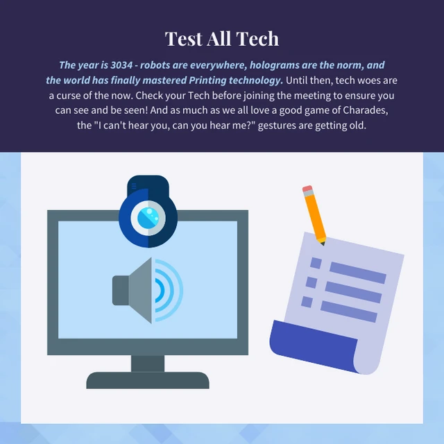 Virtual Meeting Etiquette Instagram Carousel Post - Page 5