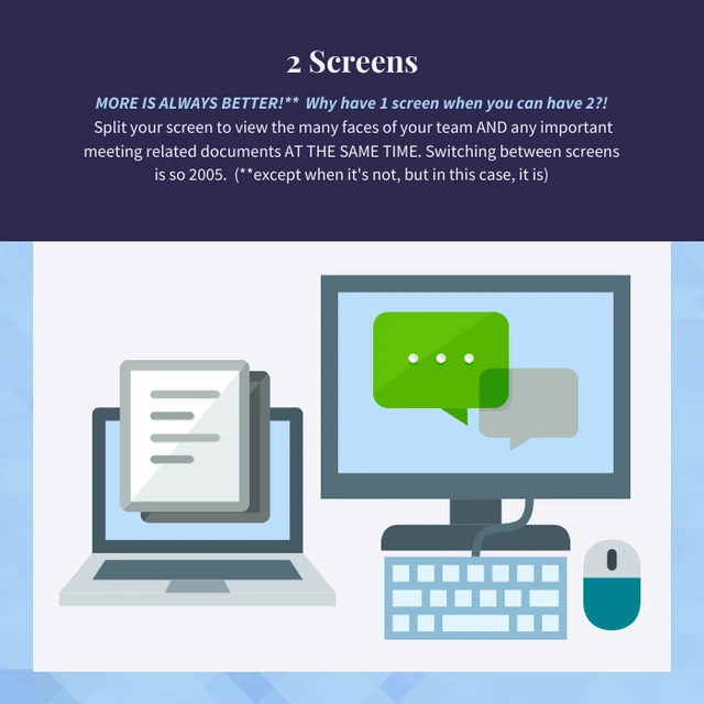 Virtual Meeting Etiquette Instagram Carousel Post - Page 6