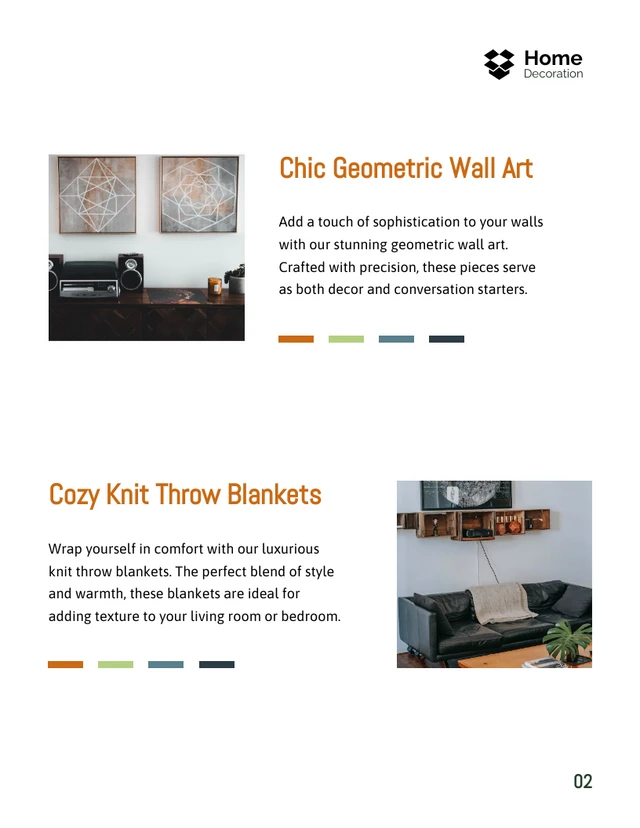 White Minimalist Home Decor Catalog - Page 2