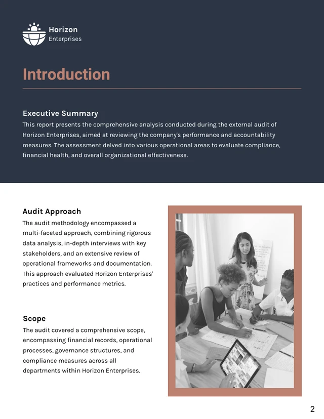 External Audit Report - Page 2