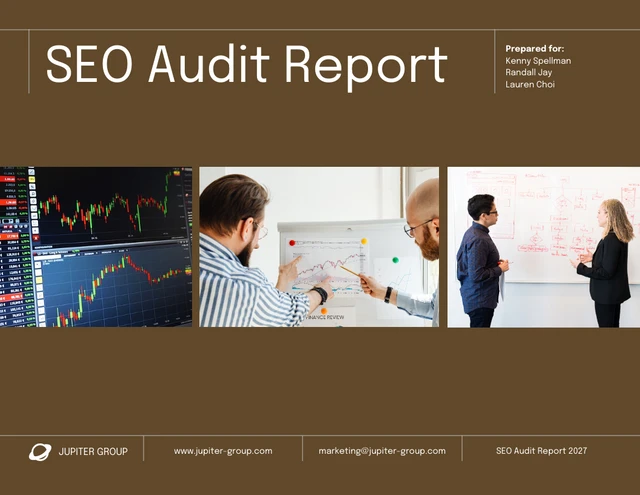 SEO Audit Report Template - Página 1