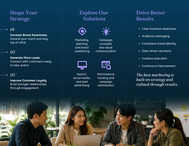 Tri Fold Marketing Brochure - Page 2