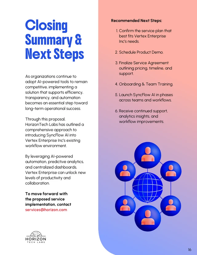 B2B AI Collaboration Service Proposal Template - Pagina 16