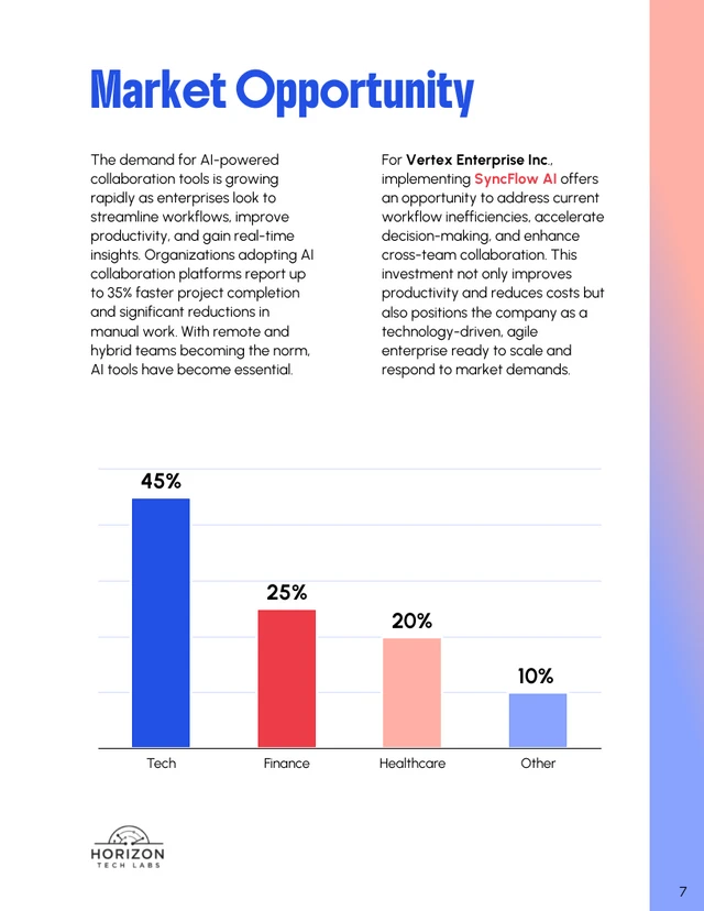 B2B AI Collaboration Service Proposal Template - Pagina 7