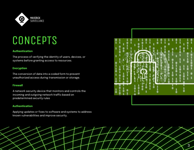 Black and Green Cybersecurity Cool Presentation - Page 3