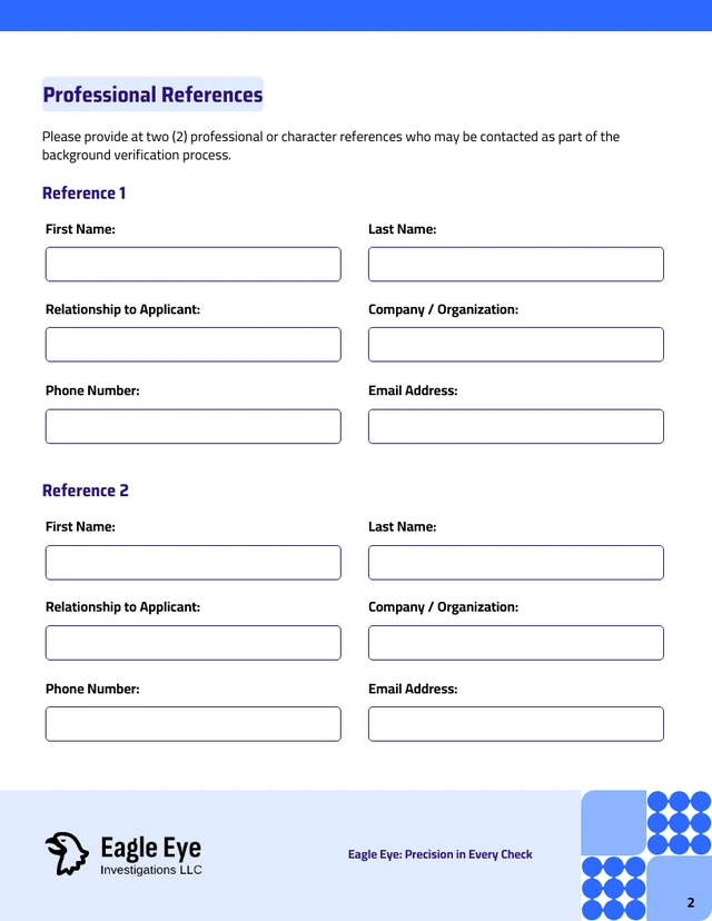 Background Check Authorization Form Template - Pagina 2