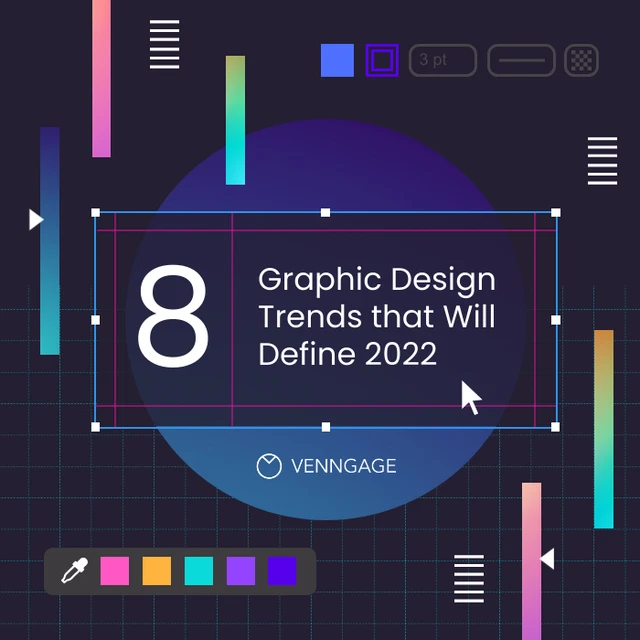 Graphic Design Trends 2022 Instagram Carousel Post - صفحة 1