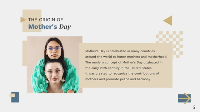 Simple Beige Mother's Day Presentation - Seite 2