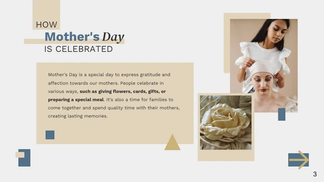 Simple Beige Mother's Day Presentation - page 3
