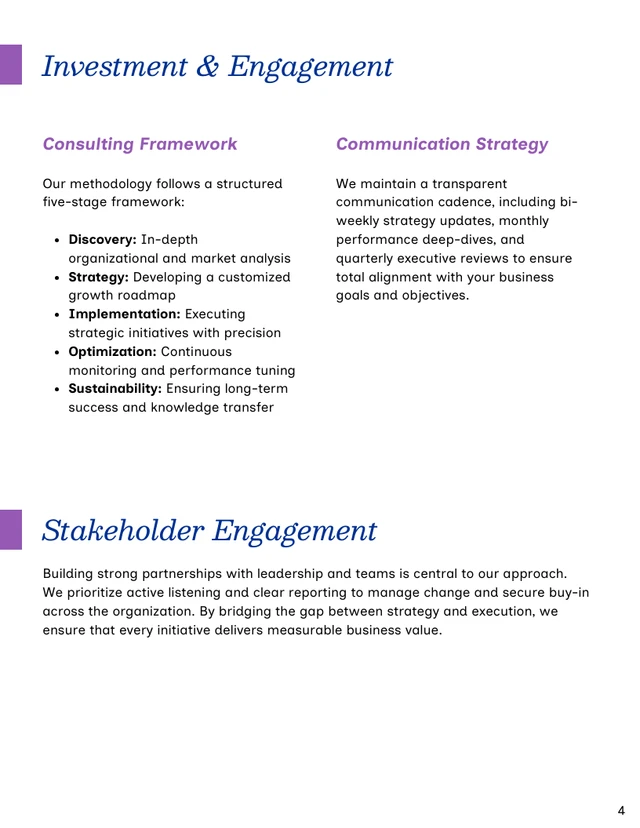 Business Project Proposal Template - صفحة 4