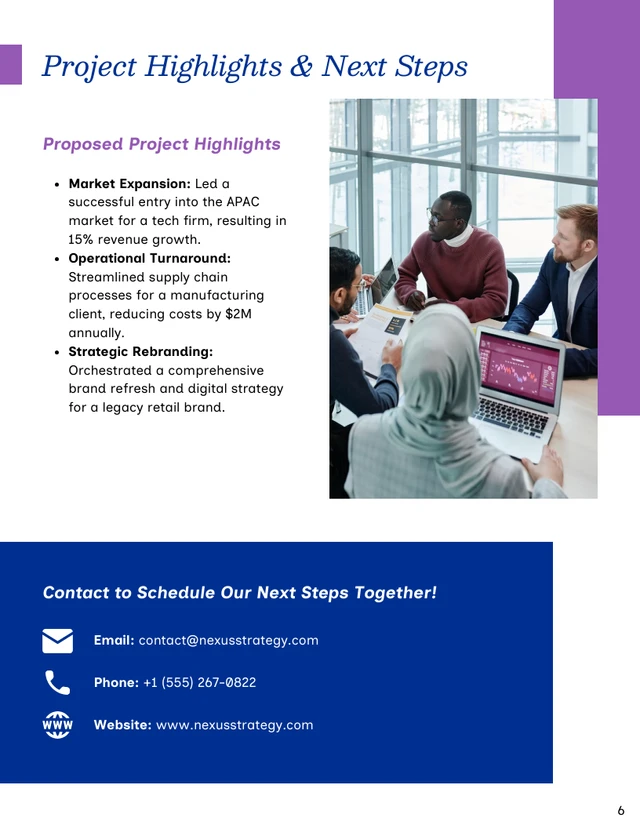Business Project Proposal Template - صفحة 6
