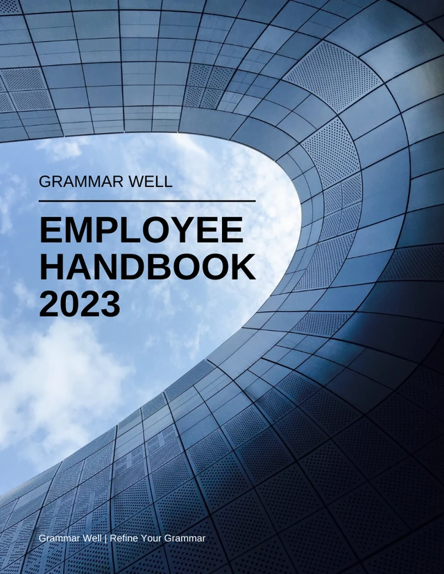 Simple Corporate Employee Handbook - Página 1