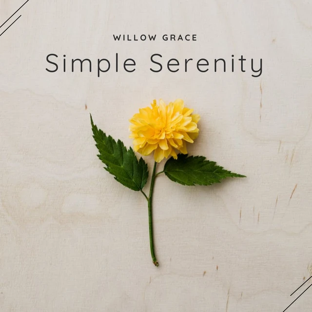 Modèle de couverture d'album photo minimaliste beige et jaune
