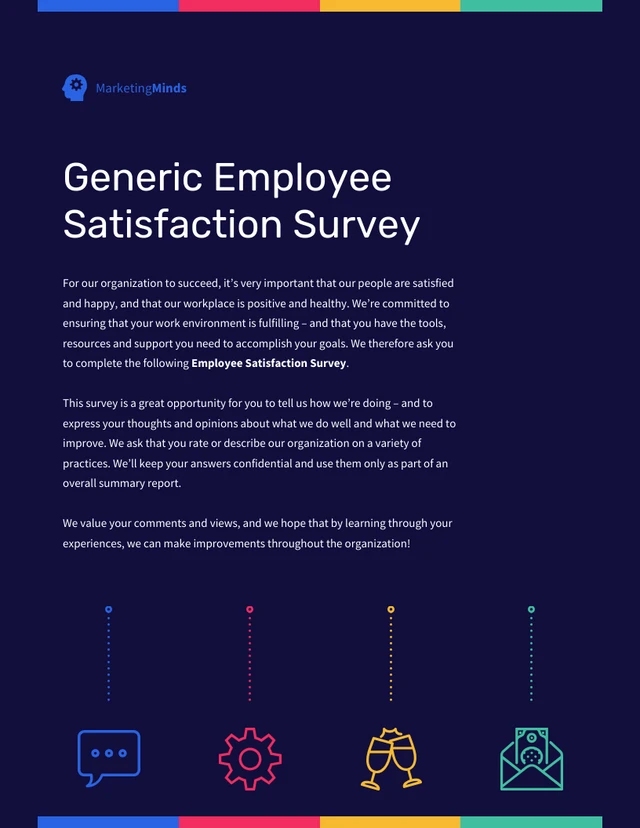 Generic Employee Satisfaction Survey Checklist