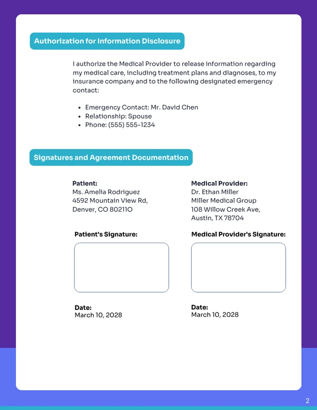 Consent Contract Template - Página 2